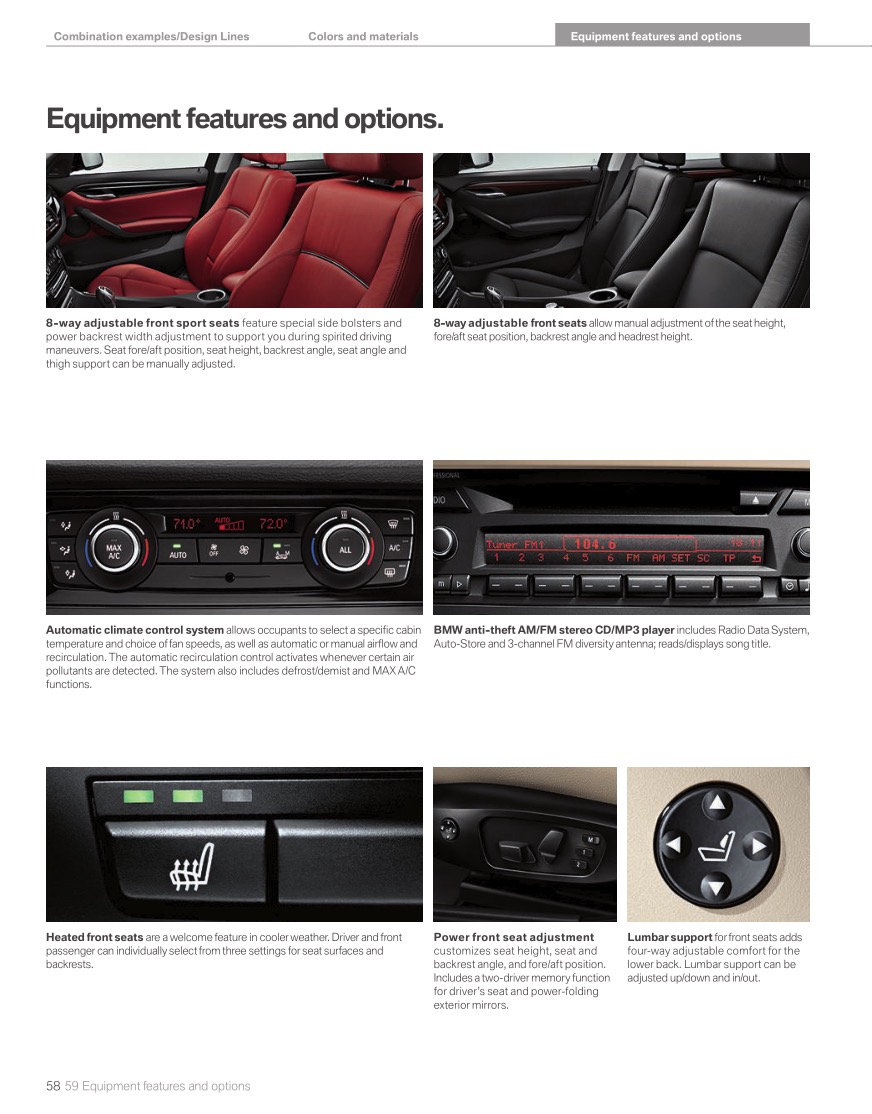 2015 BMW X1 Brochure Page 46
